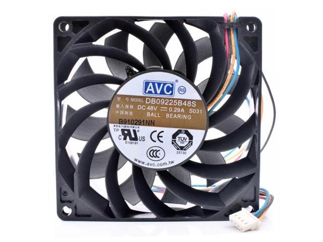 DB09225B48S 9cm 9025 48V 0.29A resistance temperature control server inverter cooling fan