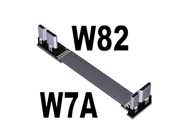 5g/bps USB 3.0 Male to Male Extension Cable Micro-b to Micro B Adapter Cord Support OTG Flat Line for External Hard Drive Case(W7A-W82)(15cm)