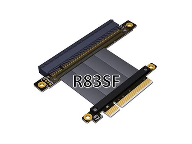 ADT PCI-E x8 Extension Cable Adapter x16 PCIe Riser 64G/bps 1U2U 8x to 16x GTX1080 Graphics Video Cards Extension (R83SF)(25cm)