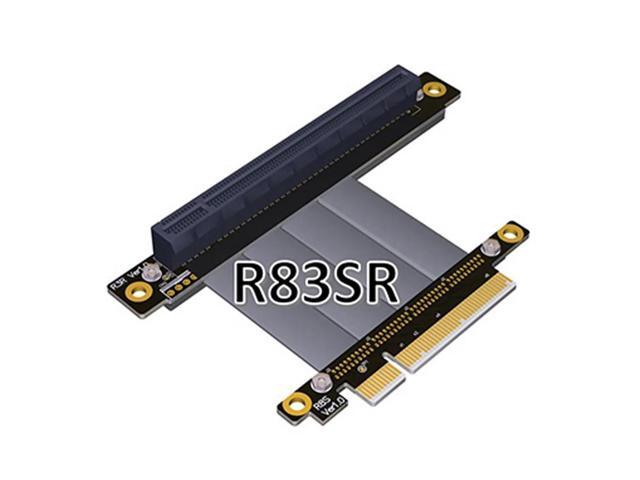 ADT PCI-E x8 Extension Cable Adapter x16 PCIe Riser 64G/bps 1U2U 8x to 16x GTX1080 Graphics Video Cards Extension (R83SR)(25cm)