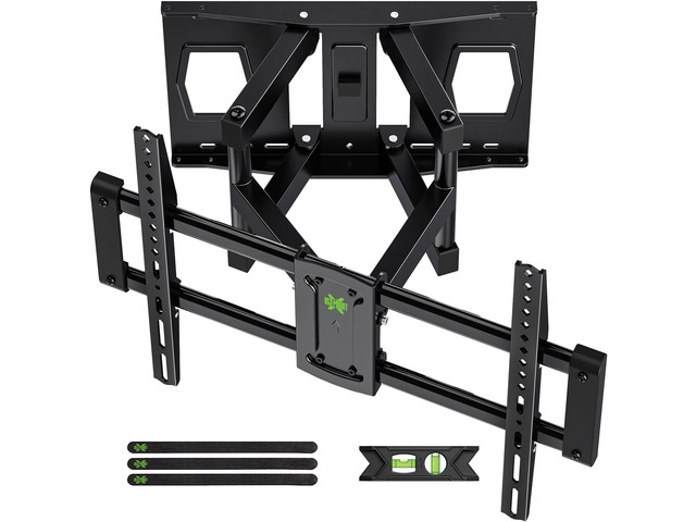 Full Motion Mount, USX MOUNT UL Listed TV Wall Mount for Most 42-86 inch TVs, Holds up to 120lbs, Max VESA 600x400mm, Swivel TV Bracket with Dual...