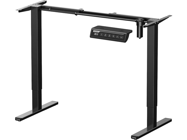 Electric Stand up Desk Frame,4 Memory Height Settings Height Adjustable Table Legs, Sit Stand Desk Frame Up to 47.2', Ergonomic Standing Desk Base...