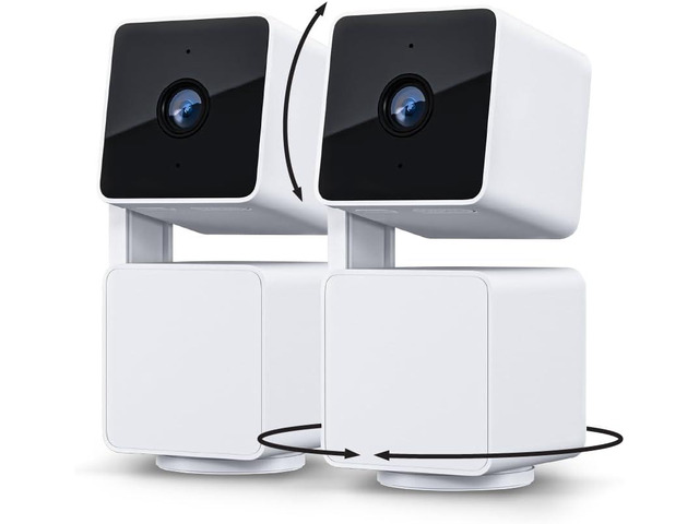 Cam Pan v3 Indoor/Outdoor IP65-Rated 1080p Pan/Tilt/Zoom Wi-Fi Smart Home Security Camera with Color Night Vision, 2-Way Audio, Compatible with...
