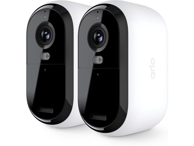 Essential Security Camera 1080p HD Indoor - Outdoor 2nd Gen Wireless with Spotlight, 2-Way Audio, Color Night Vision, Live Stream, Real Time...