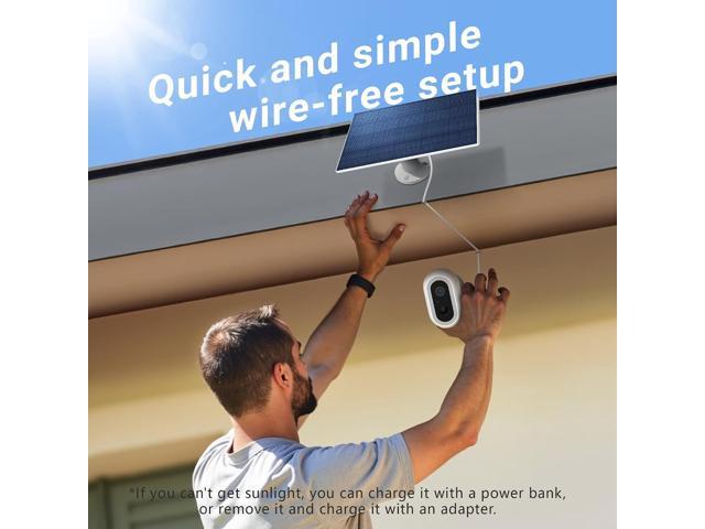 Laview 2K Solar Security Cameras Wireless Outdoor, Rechargeable Battery Wifi Cameras for Home Security with Spotlight Color Night Vision,Siren...