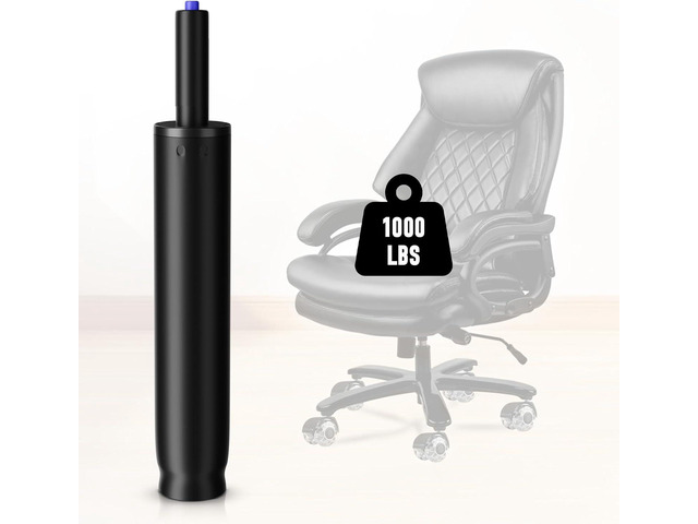 Office Chair Cylinder Replacement, Heavy Duty Pneumatic Gas Lift, Universal Fit for Desk and Gaming Chairs, 11.5 to 17.5 Inch Adjustment