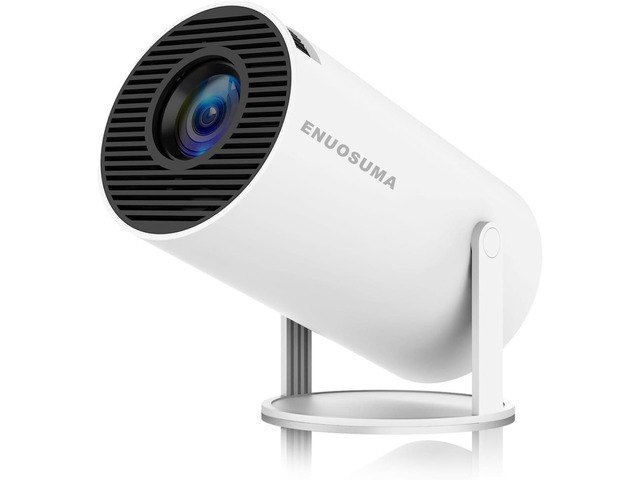 Mini Projector, Support 4K 1080P Portable Projector with Dual Band WIFI6 5G Wireless 5.2 Bluetooth Android 11, 200 ANSI Lumens, 180° Rotatable,...