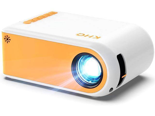 Mini Projector, Upgraded Portable Projector Support 1080P 170' Mini HD Movie Projector, Outdoor Projector with Stylish Streamlined Design,...