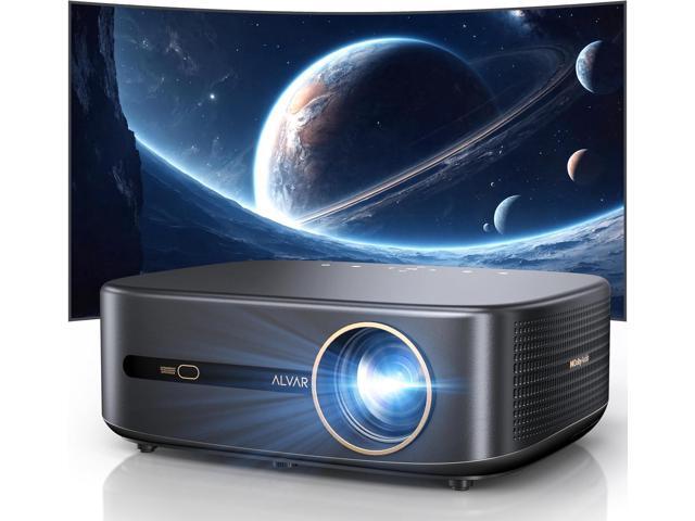 [1200 ANSI & Audio by DBX-TV] Alvar 4K Projector with WiFi 6 and Bluetooth, 30W Speakers, Netflix Certified & DoIby Audio Outdoor Proyector, Auto...
