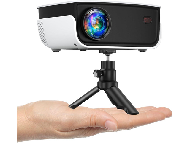 Outdoor Projector, Mini Projector for Home Theater, 1080P and 240' Supported Movie Projector 7500 L Portable Home Video Projector Compatible with...