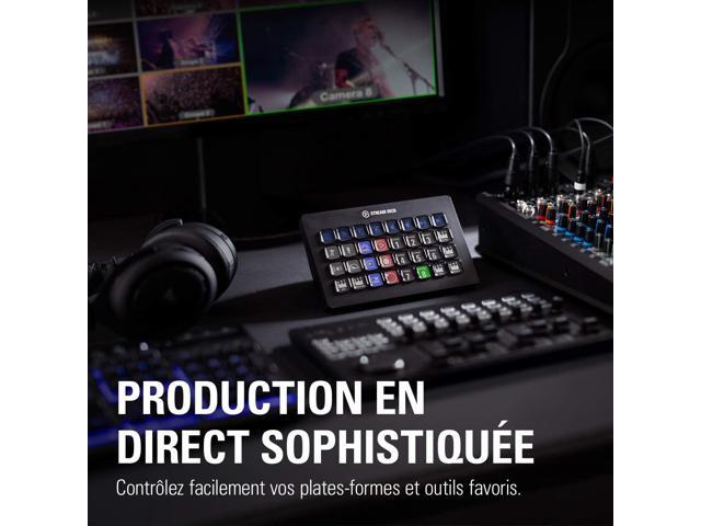 Elgato Stream Deck XL Advanced Studio Controller, 32 macro keys, trigger actions in apps and software like OBS, Twitch, YouTube and more, works...