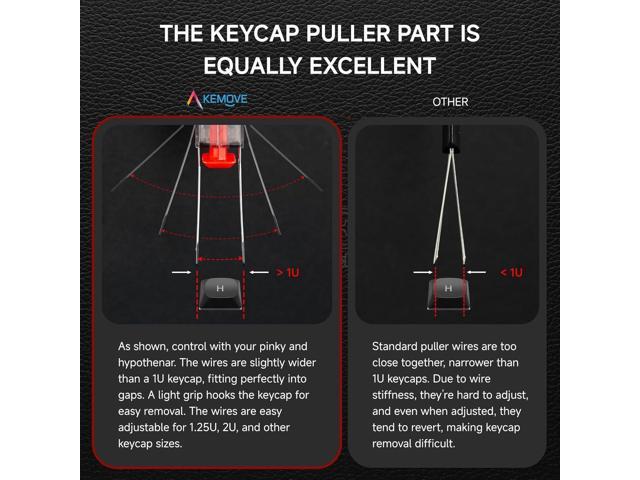 P10 2-in-1 Switch Puller Keycap Puller for Mechanical Keyboard, 304 Stainless Steel Key Switch Keycap Puller, Easily Remove and Replace Gaming...