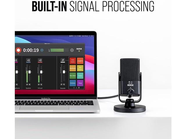 RØDE NT-USB Mini Versatile Studio-quality Condenser USB Microphone with Free Software for Podcasting, Streaming, Gaming, Music Production, Vocal...