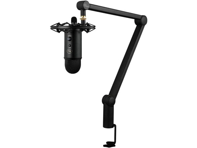 for Creators Blue Yeticaster Pro Broadcast Bundle with Yeti USB Microphone for Gaming, Recording, Streaming, Podcasting, Radius III Shockmount,...