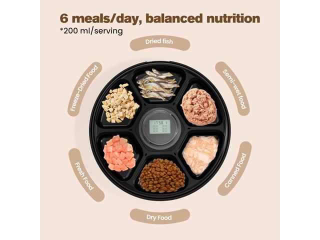 Automatic Cat Feeder Wet Food: Cordless Dog Food Dispenser - Small Pet Fresh Food Refrigerated Container with 2 Ice Packs - Programmable Timer AA...