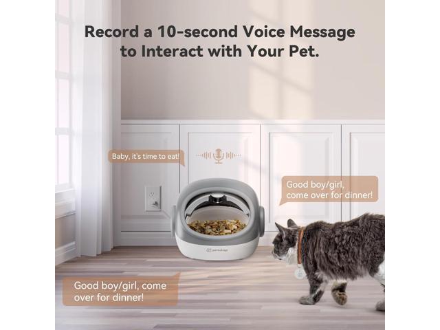 Automatic Cat Feeder, Cat Food Dispenser with Collar Sensor, Timed Auto Pet Feeder for Multi-Cat Households, 4 Feeding Modes, Suitable for Both...