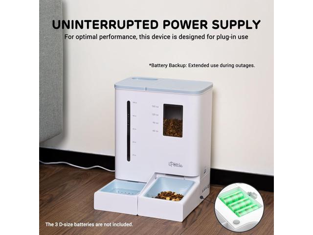 FW54 5G/2.4GHz WiFi Automatic Feeder and Waterer 2-in-1 Set for Pets, 300 oz Large Capacity for 2 Weeks, Perfect for Working Parents