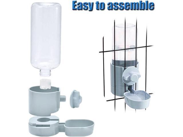 17oz Rabbit Water Bottle, Pet Cage Suspended Water Dispenser, Hanging Automatic Small Pet Water Bowl for Bunny Cat Ferret