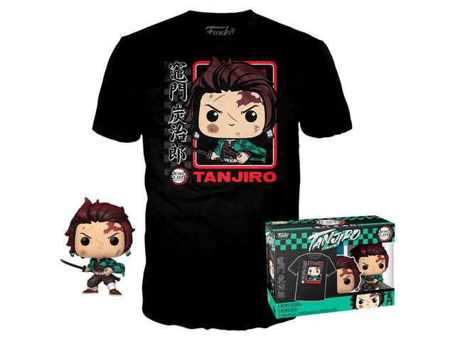 Funko POP and TEE Demon Slayer Tanjiro BL XL - 62494