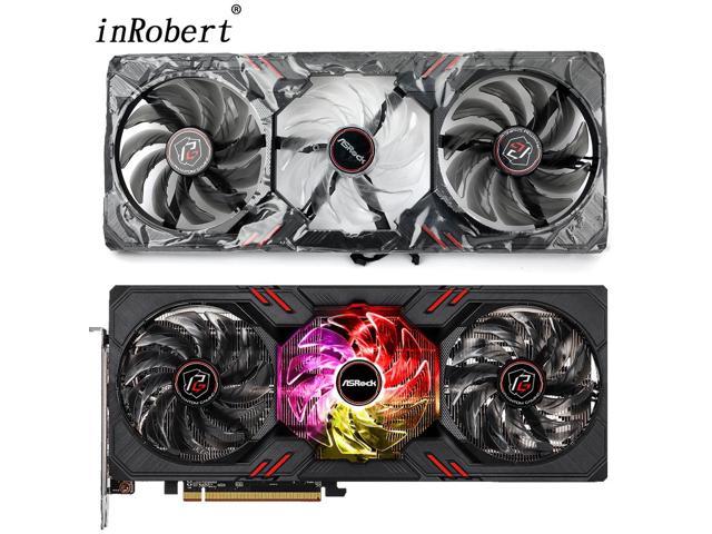 Cooling Fan Case Replacement For Asrock AMD Radeon RX 6600 XT Phantom Gaming D 8GB OC Heatsink Cooler