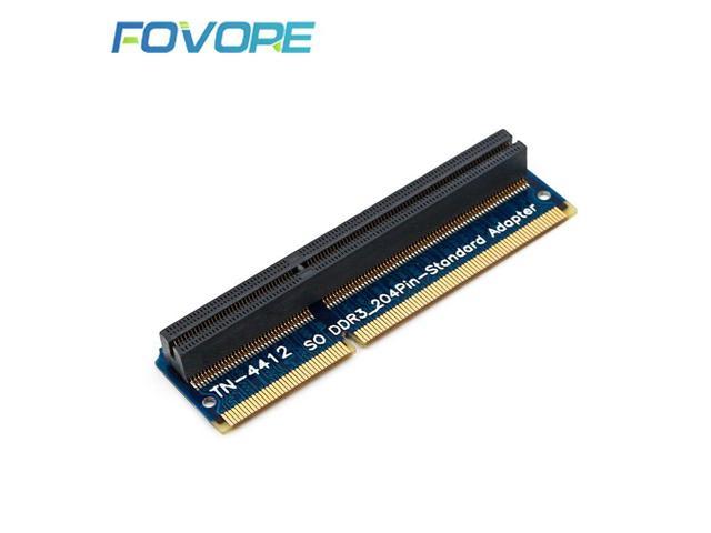 DDR3 SO DIMM to Desktop Adapter SO DIMM DDR3 Memory RAM Adapter Card 204Pin Standard Slot Memory Tester Computer Components