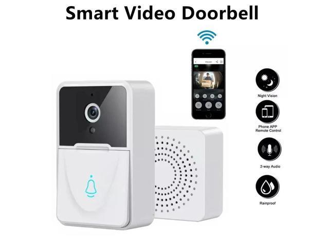 Wireless Video Doorbell Camera WiFi Night Vision Intercom Voice Door Bell Alarm Smart Ring Video Home Outdoor Doorbell Monitor