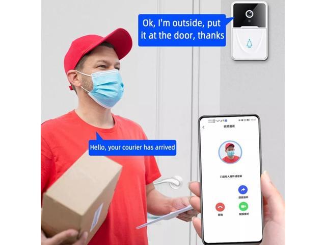 Wireless Video Doorbell Camera WiFi Night Vision Intercom Voice Door Bell Alarm Smart Ring Video Home Outdoor Doorbell Monitor