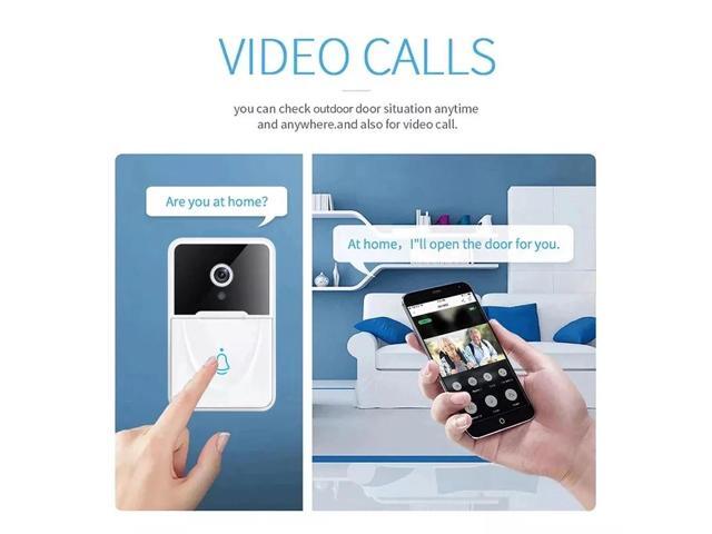 Wireless Video Doorbell Camera WiFi Night Vision Intercom Voice Door Bell Alarm Smart Ring Video Home Outdoor Doorbell Monitor