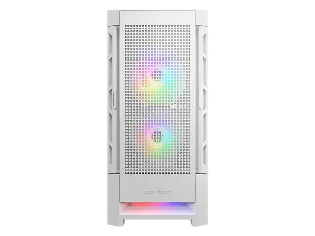 Cougar Airface RGB White Mid Tower Computer Case with Mesh Front Panel