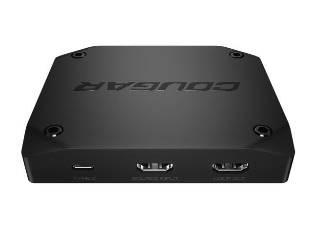 COUGAR Envision, Video Capture In/output Loop-through up to 3840 x 2160(4K)/60Hz or 2560 x 1440(2K)/144Hz