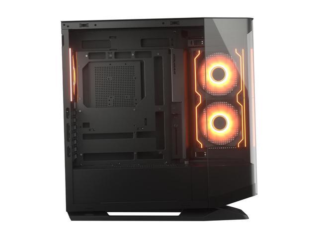 COUGAR FV270 RGB Mid Tower E-ATX Case, Tempered Curved Glass, Reverse Connector Motherboard supported, 420mm GPU Supported, ARGB PWM Fans *4...