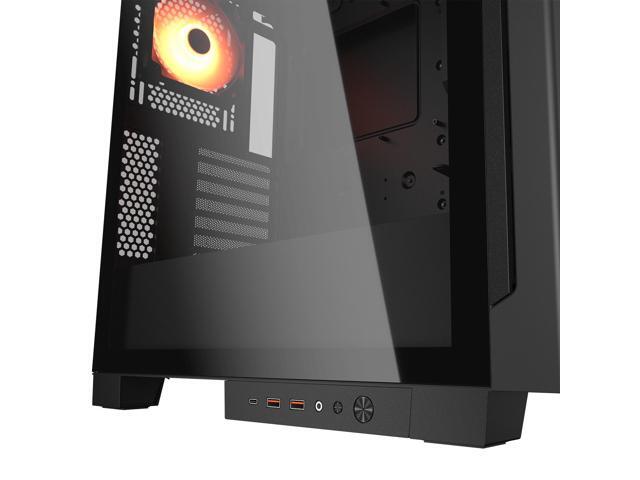 COUGAR AIRFACE ECO RGB Gaming Case, 180mm PWM Fans *2 & 120mm ARGB Fan *1 pre-Installed, Modular I/O Panel, Max. Graphics Card Length 390mm,...