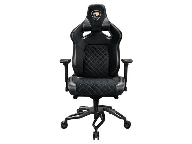 COUGAR Titan Pro V2 Gold F Gaming Chair - LiftBack Advanced Lumbar Support System, Supports up to 352.7 lb, Magnetic Memory Foam Neck Pillow, 4D...