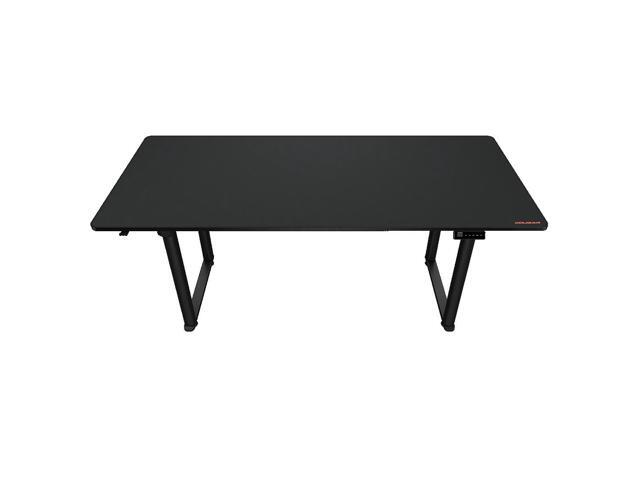 COUGAR E-Grav 180 Adjustable Electric Gaming Desk - 2 Memory Presets - Dual Motors - Cable Management - Full Desk Mousepad - 70.9', Black/180