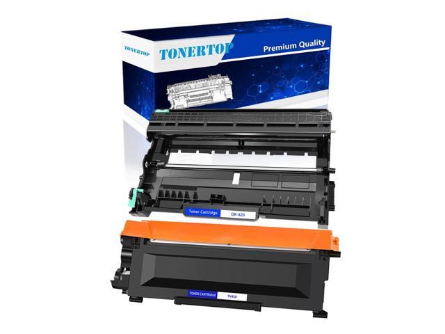 High-Yield TN450 Toner & DR420 Drum Kit Compatible with Brother FAX 2840 2845 2940 HL 2220 2230 2240 MFC 7240 7360N 7365DN IntelliFax 2840 2940