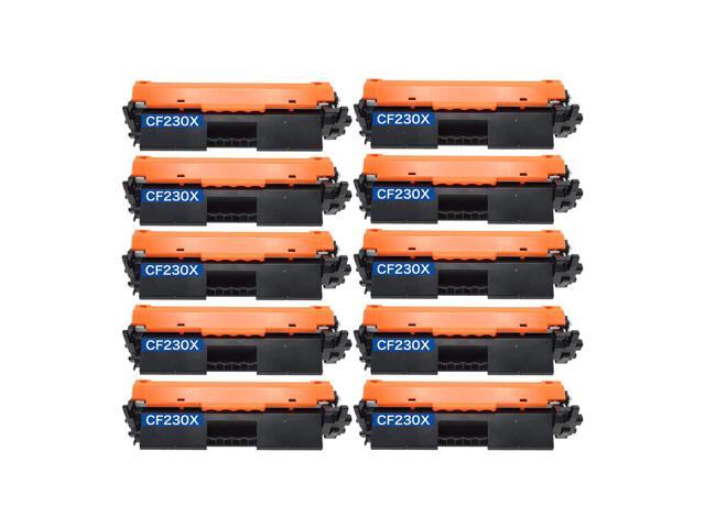 10 Pack New High-Yield Black Toner Cartridge For HP 30X CF230X Compatible with HP LaserJet Pro M203dn M203dw MFP M227d M227fdn M227fdw M227sdn