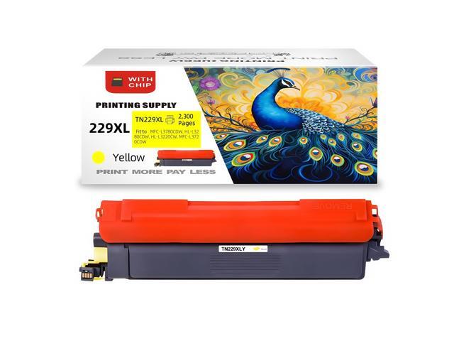 TN229XL Yellow Toner Cartridge Compatible for Brother TN229 XL, Fits for Brother HL-L3220 HL-L3280cdw HL-L3295cdw HL-L3300cdw HL-L8245cdw...