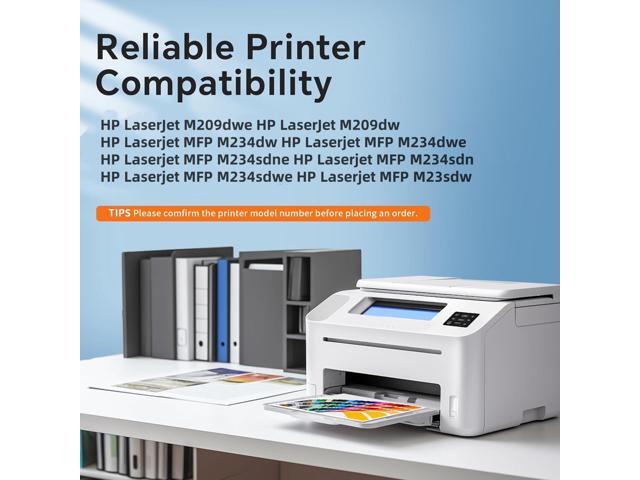 3 Pack 134A Compatible Toner Cartridge Replacement for HP 134A (W1340A) *No Chip* Black, High-Quality Print, Works with HP LaserJet M209dw, MFP...