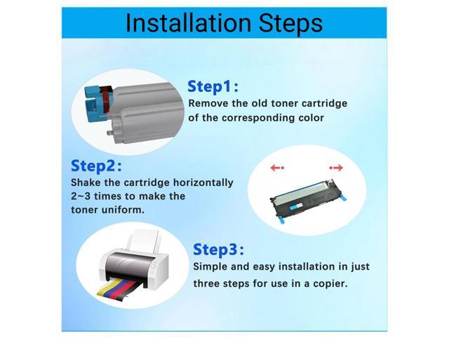 1 Pack CLT-C409S Cyan Toner Cartridge Compatible for Samsung CLT-C409S CLP-310 CLP-310n CLP-315 CLP-315w CLP-3170 CLX-3170n CLX-3170fn CLX-3175...