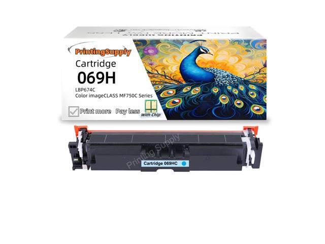 1 Pack 069H Cyan Toner Cartridge With Chip Compatible for Canon 069H imageCLASS MF752Cdw imageCLASS MF753Cdw MF751Cdw MF756Cx LBP673Cdw LBP674Cx ...