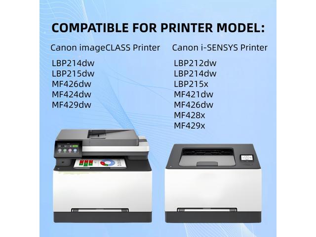 4 Pack 052H Black High-Yield Compatible Toner Cartridge For Canon 052H For Use With Canon imageCLASS LBP214dw LBP215dw MF424dw MF426dw MF429dw