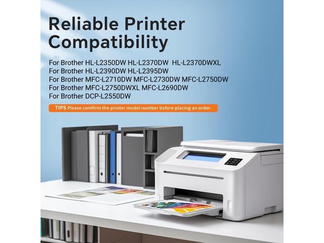 8 Pack TN760 High Yield Black Toner Cartridge Compatible for Brother TN760 TN730 -Fits Brother MFC-L2690DW 2710DN 2710DW 2712D 2713DW 2715DW...