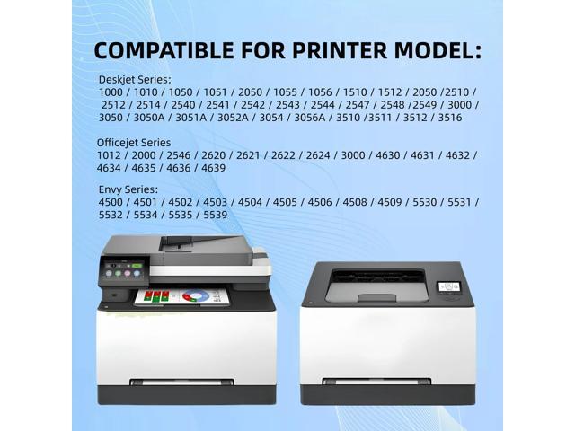 High-Yield Tri-Color Ink Cartridges For HP CH564WN 61XL Compatible For Use With HP DeskJet 1056 1510 1512 2050 2510 2512 2514 2540 2542 2544 2646...