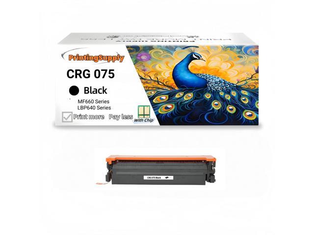 1 Pack 075 Black Toner Cartridge Compatible for Canon 075 Work with Canon Color imageCLASS LBP640 LBP640C LBP646Cdw LBP647Cdw MF660 MF660C MF662Cdw...