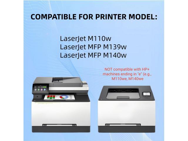 4 Pack 141X W1410X High Yield Black Compatible Jumbo Toner Cartridge For HP 141X 141A M110W MFP M139W MFP M140W With Chip 2,000 Pages