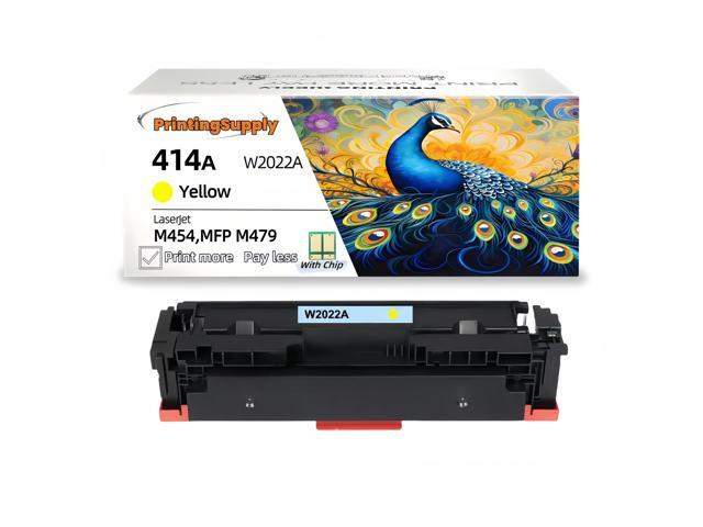 414A W2022A New Compatible Yellow Toner Cartridge with Chip Compatible for HP 414A Color LaserJet Pro M454DN, M454DW, M479FDN, M479DW, M479FDW,...