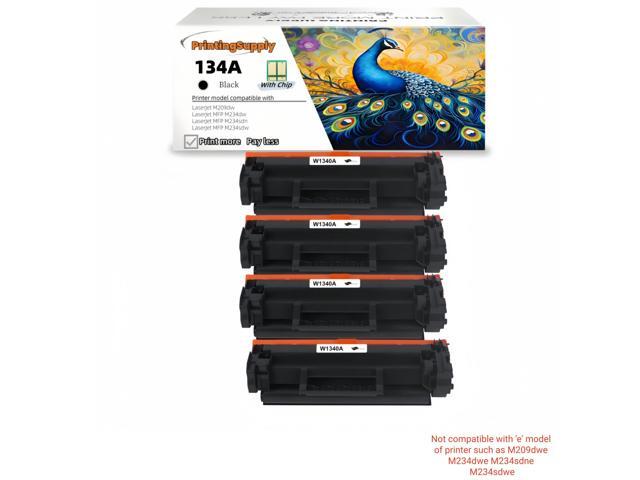 134A W1340A High Yield 4 Pack Black Toner Cartridge With Chip Compatible for HP 134A W1340A 134X W1340X Toner Cartridge Work with HP LaserJet... 134A W1340A High Yield 4 Pack Black Toner Cartridge With Chip Compatible for HP 134A W1340A 134X W1340X Toner Cartridge Work with HP LaserJet...