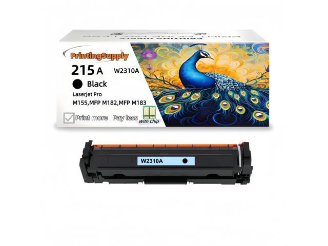 215A W2310A Black Compatible Toner Cartridge Compatible for HP 215A W2310A, Work with HP M155 M182 M183nw *With Chip*