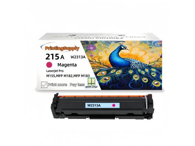215A W2313A Magenta Compatible Toner Cartridge Compatible for HP 215A W2313A, Work with HP M155 M182 M183nw *With Chip*