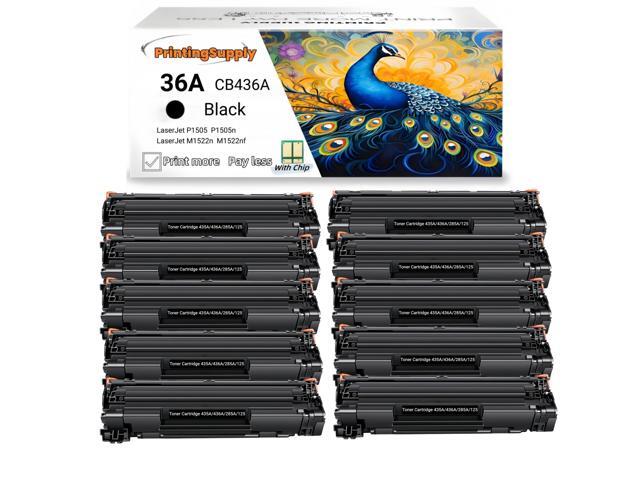 10 Pack New Toner Cartridge For HP 36A CB436A Compatible with HP LaserJet Pro M1120MFP M1120n MFP M1522n M1522n MFP M1522nf